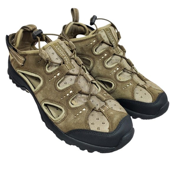 Lands' End Other - Lands End Men's Size 10 Olive Beach Trekker Sneaker Shoes